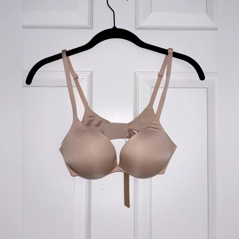 NWT SKIMS Ultimate Push Up Plunge Bra in Mica - Picture 5 of 9